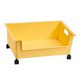 thumbnail image 4 of Contenedor de almacenamiento para juguetes, caja de almacenamiento con ruedas extraíbles, organizador de escritorio, portátil Amarillo, 4 of 9