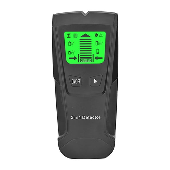 ibasenice Electronic Wood Stem Finder and Metal Detector with Analog Display and Sound Alarm in Black