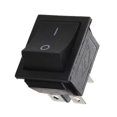 thumbnail image 1 of 16A 250V DPST Boat Rocker Switch On/Off I/O 2-Position Snap-In 28x21mm, 1 of 4