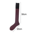 thumbnail image 2 of Womens Thin Tube Socks Thigh High Tights Over Knee Socks Casual Knee High Stockings Thigh Highs, 2 of 5