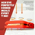 thumbnail image 4 of Micro Grill | Microwave Grill Sandwich Maker - Grilled Cheese Sandwich Maker - Munchy - Toastie Maker- Panini Press - Travel Sandwich Maker (Red), 4 of 6