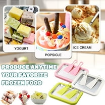 Rolled Ice Cream Maker Non-Electric Ice Cream Roll Machine With Upgraded Fast Freezing Coolant, Universal Stir-Fry Capability For Classic Ice Cream Yogurt Fruit Purées & Sashimi