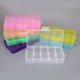 thumbnail image 3 of 10 Grids Storage Box for Jewelry Pills and Small Items with Adjustable Dividers, 3 of 7