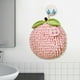 thumbnail image 3 of Toalla de mano con diseño de bolas de felpa, juego de toallas con asa para colgar, toalla suave y absorbente con diseño de bolas de frutas decorativas, juego de toallas para cocina y baño,, 3 of 8
