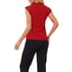 thumbnail image 3 of INSPIRAR CHIC Blusa básica sin mangas de cuello en V para mujer M Rojo Brillante, 3 of 6
