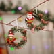 thumbnail image 4 of Decoración de corona navideña, piñas para colgar en la puerta, decoración para árbol de Navidad para el hogar, Chris como se muestra, como se muestra, 4 of 5