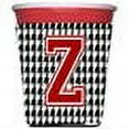 thumbnail image 2 of Carolines Treasures CJ1021Z-RSC Monogram - Houndstooth  Initial  Z Red Solo Cup Beverage Insulator Hugger  Red Solo Cup, 2 of 2