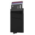 thumbnail image 1 of Tarjetero VULKIT con bloqueo RFID, metal negro, 1 of 6