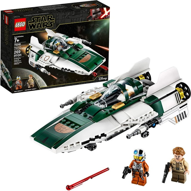 LEGO Star Wars: la Montée de la Résistance de Skywalker un Chasseur Stellaire Aile 75248 Trousse de Construction de Modèle de Vaisseau Spatial de Collection Avancé (269 Pcs)