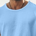 thumbnail image 6 of LEKWK Mens Tank Top Linen Lightweight Crew Neck Casual Muscle Shirts Breathable Loose Fit Comfy Solid Summer Tops Fashion Beach Vacation Daily Outfits, 6 of 7