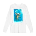 thumbnail image 5 of Gremlins Monster On Smoky Background Adult White Crew Neck Long Sleeve Tee-3XL, 5 of 7