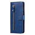 thumbnail image 2 of (Blue)For Huawei nova Y70 / Y70 Plus/ Enjoy 50 Calf Texture Zipper Leather Phone Case, 2 of 5