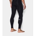 thumbnail image 2 of Under Armour Men's UA HeatGear Armour Compression Leggings 1257474 BLK/STL, 2 of 2
