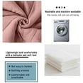 thumbnail image 5 of Queen Size Cooling Blanket for Hot Sleepers & Night Sweats – 3X Breathable Cotton with Spandex, All-Season Lightweight Bedding (55x79in) Machine Washable, Sofa/Camp/Gift Use red, 5 of 9
