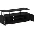 thumbnail image 4 of Center Columbia Walnut Black - TV Stand 47" TV - Media Console Storage - Modern Design, 4 of 6