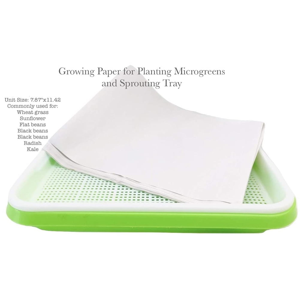 Microgreens Tray Hydroponic Tray Cultivation Tray Nursery Tray 10PCS Paper