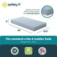 thumbnail image 5 of Safety 1st Heavenly Dreams Baby Crib and Toddler Bed Mattress, Blue, 5 of 9