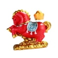 thumbnail image 3 of Estatua de caballo, adorno de mesa, obra de arte de resina, coleccionable, escultura animal Feng A, 3 of 7