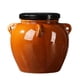 thumbnail image 2 of Olla de almacenamiento de cerámica con tapa Accesorios de adorno tradicional con asas Conjunto de contenedores Regalo sellado para Pickels Cocina B perfecl Almacenamiento de cerámica, 2 of 4