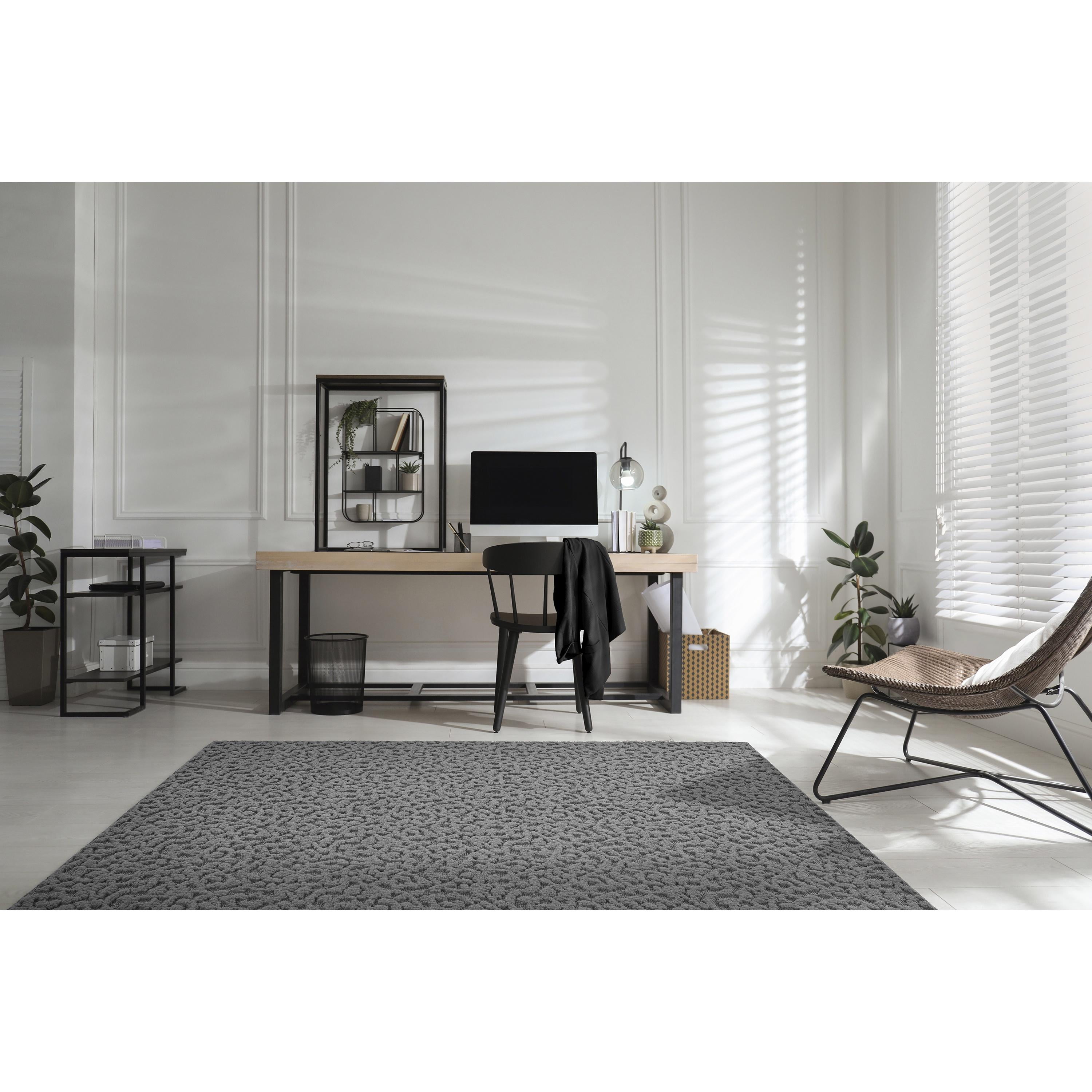Garland Ivy 6 x 9 Navy Indoor Floral/Botanical Area Rug Garland Ivy 6 x 9 Navy Indoor Floral/Botanical Area Rug