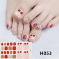 thumbnail image 1 of Fiudx Pegatinas para Uñas, Decoraciones Duraderas para Los Pies, Artefactos para Los Dedos Del Pie, Diseños de Colorantes Versátiles, Alternativa Al Esmalte de Uñas, Moda para Mujeres y Niñas, Divers, 1 of 2