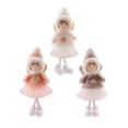thumbnail image 4 of Toystoory Colgante temático navideño para colgar en la pared de la chimenea, muñeca de tela Adorable, decoración de Navidad para la sala de estar, Kits de decoración para fiestas Rosado Toystoory HA069086-02, 4 of 6