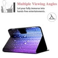 thumbnail image 4 of Allytech Case for All-New Kindle Fire HD 8 inch 10th Generation 2020 Release, PU Leather Stand Flip Cover with Card Slots Auto Sleep Wake for Fire HD 8 Plus 2020/Fire HD 8 2020, Water Droplets, 4 of 6