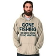thumbnail image 3 of Funny Dad Gone Fishing Hunting Season Hoodie Hooded Sweatshirt Men Brisco Brands S, 3 of 5