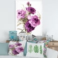 thumbnail image 3 of Designart 'Bouquet of Dark Pink Roses' Traditional Framed Art Print, 3 of 4