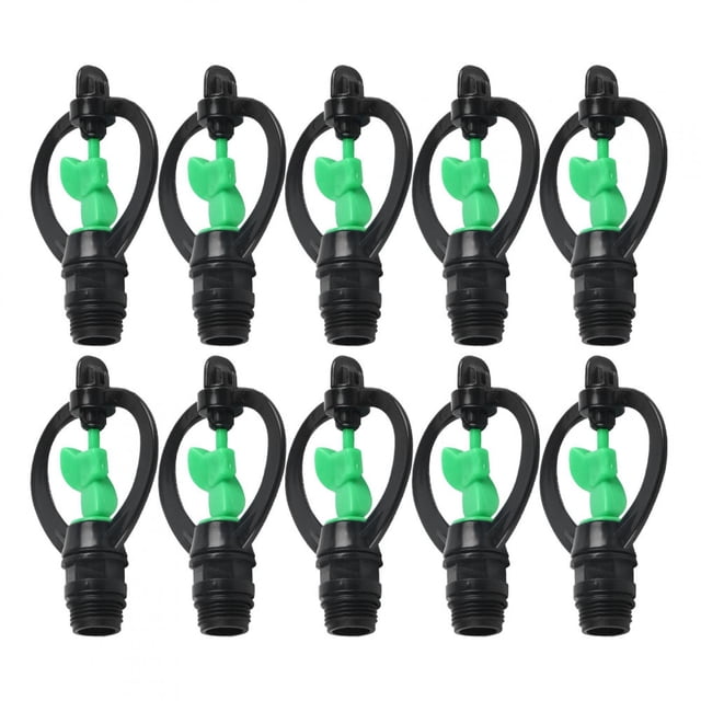 Buse de Pulvérisation de Pulvérisation d'Irrigation Agricole - 10Pcs Plastique G1 / 2in, Forme de Pluie Papillon