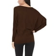 thumbnail image 4 of MOA Collection Women's Essential Dolman Sleeve Boat Neck Top (S-3XL), 4 of 4