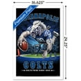 thumbnail image 3 of NFL Indianapolis Colts - End Zone 17 Wall Poster, 14.725" x 22.375", Framed, 3 of 5