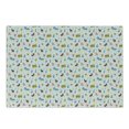 thumbnail image 1 of Cartoon Cutting Board, Farm Animals Pattern with Pig Rooster Cow Horse and Sheep Doodle Style Illustration, Decorative Tempered Glass Cutting and Serving Board, Small Size, Multicolor, by Ambesonne, 1 of 1