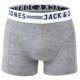 thumbnail image 4 of Jack & Jones Calzoncillos para hombre, paquete de 3 - SENSE TRUNKS, algodón elástico Negro/Gris/Blanco S (Small), 4 of 7