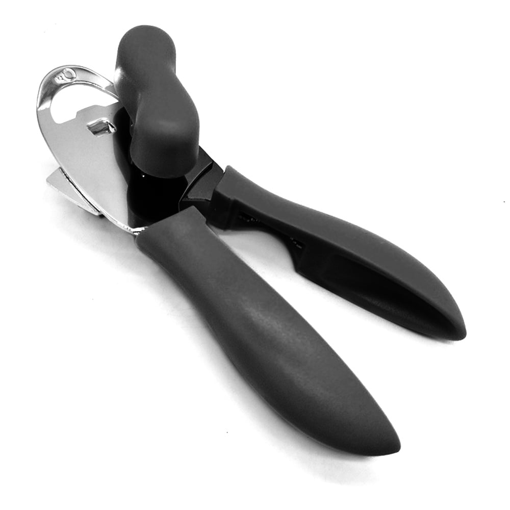Tin Openers Good Grips Tin Openers Smooth Edge for Elderly/Camping/Chef Can Openers 3-in-1 Can Opener Heavy Duty Tin Openers Manual Tin Openers for Arthritis Hands Can Openers That Work Black 