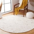 thumbnail image 2 of SAFAVIEH Natura Stephen Distressed Area Rug, Ivory/Gold, 6' x 6' Round, 2 of 8