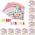 thumbnail image 3 of Methold 10 Uds. Pegatinas de alfabeto de regalo innovadoras de papel para fácil despegar y pegar aplicaciones amplias duraderas Letras en negrita de colores 10Conjunto, 3 of 6