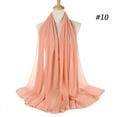 thumbnail image 2 of Multi-color Scarf Women Plain Bubble Chiffon Scarf Hijab Wrap Printe Shawls Headband Muslim Hijabs, 2 of 2