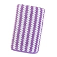 thumbnail image 2 of Fasiaou 30x14 Inch Striped Coral Fleece Towel, Quick Drying Super Absorbent for Face Washing Bathing and Hair Drying, Unisex Multiple Colors Available,Purple, 2 of 6