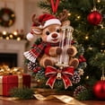 thumbnail image 2 of Luckky Reindeer Christmas Cash Holder Ornament, Reusable Money Gift Hanging Ornament, Xmas Tree Decor for Cash Present, 2 of 6