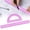 Pinkx2, variant on Plastic Ruler And Plastic Protractor Set Clear Ruler Protractor Set Math Geometry Supplies for School Classroom Home Office Drawing by WEIWEIGG