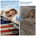 thumbnail image 2 of Striped Black Cooling Blanket,Lightweight Breathable Summer Throw Blanket with Double Sided Cold Effect,Independence Day American Flag Red Blue Picnic Blankets Bed Sheet for Hot Sleepers 40"x60", 2 of 8