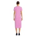 thumbnail image 3 of Time and Tru Women's T-Shirt Midi Dress, Sizes XS-3XL, 3 of 5
