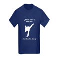thumbnail image 1 of CafePress - Black Belt Refusal White - Kids Dark T-Shirt, 1 of 1