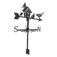 thumbnail image 2 of koolsoo Iron Weather Vane Roof Mount Farm Scene Measuring Tools Wind Direction Indicator Bird, 2 of 8
