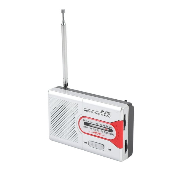 Radios Portable AM , Battery Operated Pocket Transistor Radio with Speaker and Headphone Jack for Home and Outdoor