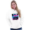 thumbnail image 3 of Vaporwave Aesthetic NASA Astronaut Unisex Plus Size Hoodie Brisco Brands 2X, 3 of 5