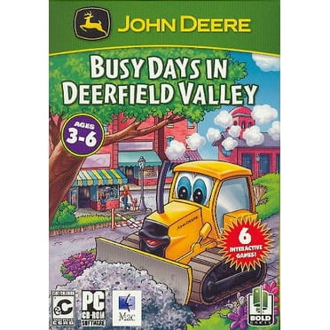 John Deere Busy Days in Deerfield Valley PC CD - 6 Interactive Games