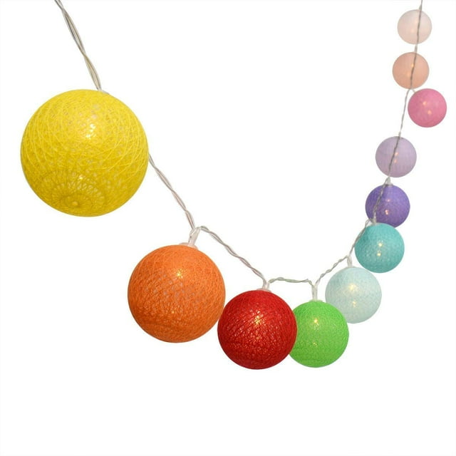 3M/10Ft 30 Mixed Color Ball LED Xmas Wedding Battery Operated String Fairy Light