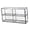 Black 3-SHELF 2 Pcs, variant on 3-Shelf Wire Rack with Cover (1 Pack)